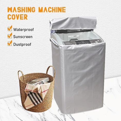 (dimensions : Xl : 65 X 65 X 103 Cm) Housse Pour Machine Laver Housse De Protection Contre La Poussire Et Le Soleil. (1/5)