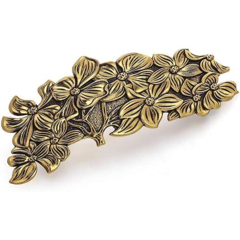 barrettes Vintage Pour Femmes(or-fleur) Barrettes Celtiques Pour Cheveux Pais Et Fins Barrettes Rtro Pour Cheveux Accessoires De Coiffure (1/5)