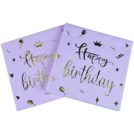 lot De 40 Serviettes En Papier Colores-serviettes De Table Estampilles Chaud Serviettes En Papier Jetables, Fte, Bricolage, Origami, Pour La Gas (1/4)