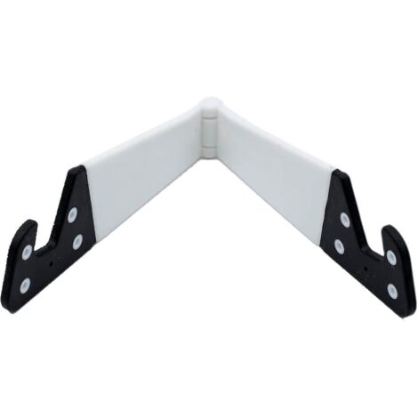 (blanc) Support Pour Tlphone Ou Tablette Tient Fermement En Place Angles Jusqu' 90 Compatible Avec Tous Les Modles Pliable Et De Poche 1 (1/4)