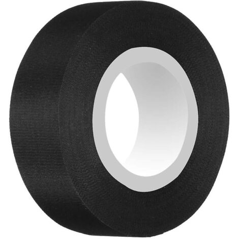 25m Ruban Chiffon De Voiture Noir 40c240c Bande Adhsif Isolant En Tissu D'actate Pour Lectricien Auto Vhicule, 20mm X 25m (1/5)