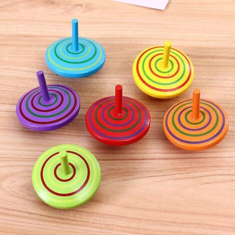 Gyroscope En Bois, Gyro, 25 Pices Gyroscope Pour Enfants, Mini Gyro Gyroscope Color Cadeau Danniversaire Pour Enfants De 3 7 Ans Couleur Au Ha 209309205