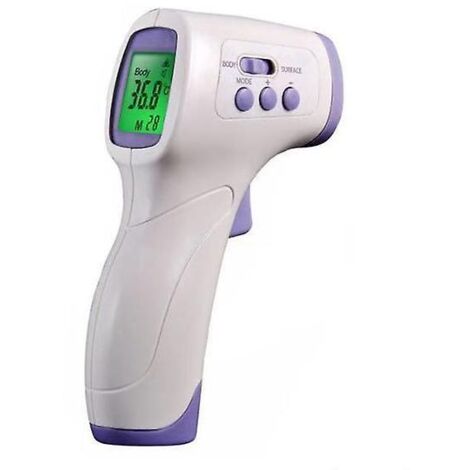 thermometre Frontal Adulte, Thermomtre Mdical Frontal Avec Affichage Lcd, Thermometre Sans Contact Pour Bb Enfant Adulte Thermometre Infrarouge A (1/5)