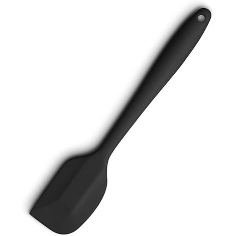 spatules Silicone(noir), Demi Spatule, Spatule Ptisserie, Rsistant La Chaleur De Anti-adh, Ne Raye Pas Les Casseroles, Pour Ptisserie Et Cuisine (1/5)