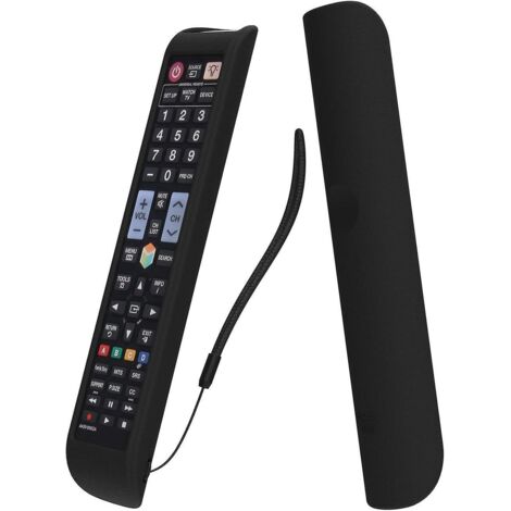 noir-housse Coque De Protection Pour Tlcommande Samsung Smart Tv Aa59-00638a Etui Pour Tlcommande Housse De Protection Antidrapante En Silicone (1/5)