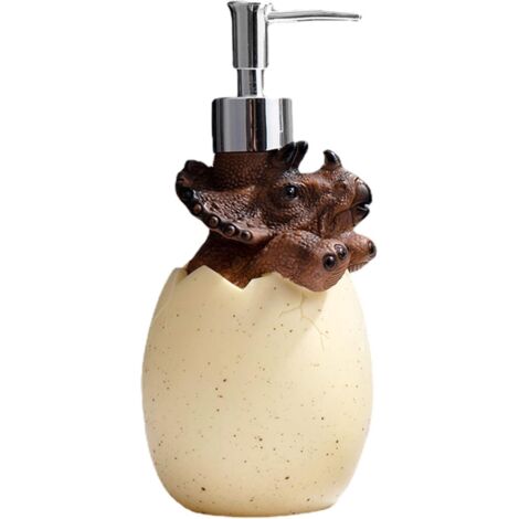 flacon Distributeur De Lotion - Triceratops, 560ml Distributeur De Savon, Flacon Lger De Lotion De Luxe, Distributeur De Lotion En Forme De Dinosa (1/5)