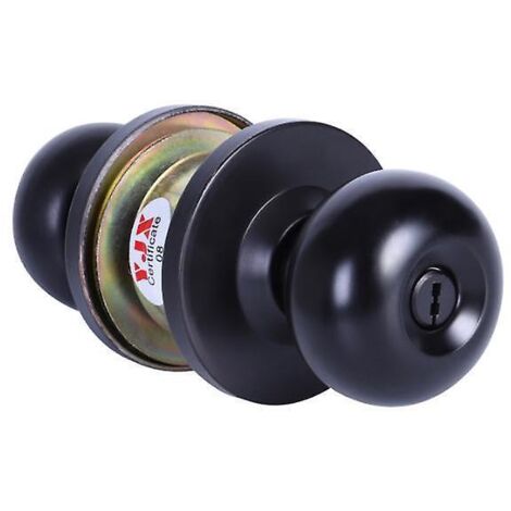 poigne De Porte, Serrure Sphrique Serrure De Porte Intrieure Chambre Salle De Bain 35-45mm Universel Avec Cl (1/5)