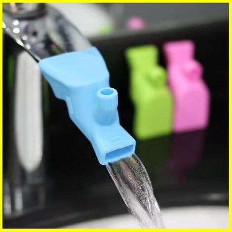 lot De 3 Rallonges De Robinet Pour Enfants, Rallonge De Robinet Pour Bb En Silicone De Qualit Alimentaire Pour Salle De Bain, Cuisine, Lavage Des (1/5)