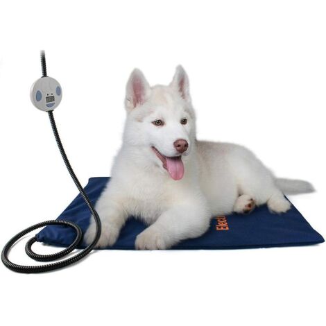 tapis Chauffant Pour Animaux De Compagnie Electrique Coussin Pour Chien Chat Avec 7 Vitesses De Rglage De La Temprature, Cble D'enroulement De Tuy (1/5)