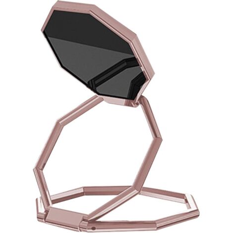 support Pour Bague De Tlphone Or Rose- Support Pour Tlphone Portable - Rotation 360 - Poigne De Smartphone - 0,3 Cm - Support Pour Lit, Table, M (1/5)