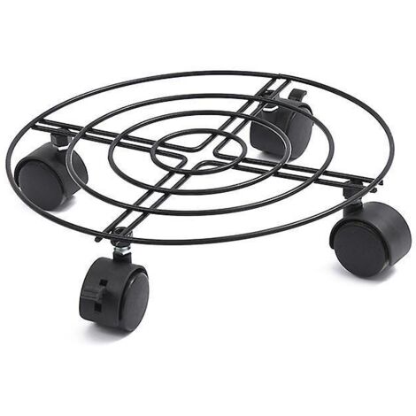 chariot De Plantes Mtal Avec Roulettes, 26.6 Cm, Porte Plante Pour L'intrieur, Support Roulant De Pot, Capacit De Charge 40 Kg (1/5)