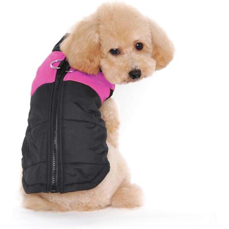 vtements D'hiver Pour Animaux De Compagnie - Rose M, Manteau En Duvet Rembourr Chaud, Manteau Manteau Pour Chien De Chiot (1/5)