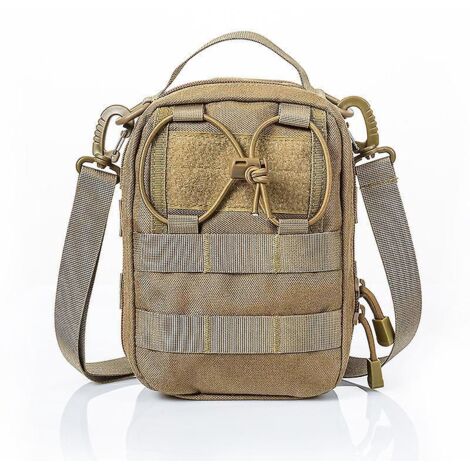 couleur Kaki-trousse De Secours  Kit De Survie Poche Molle Sacoche Tactique Pochette Emt Pour Randonne Voyage Camping