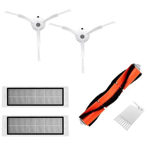 11 Pcs Accessoires De Rechange Pour Robot Aspirateur Xiaomi Mi, Robot Roborock S50 S51 S55 S6, Pices De Rechange, Brosse Et Filtres Pour Aspirateu (1/5)