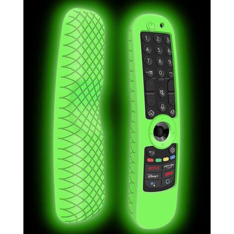 glow Green-housse Coque En Silicone Pour Tlcommande 21ga Mr21gc Mr22ga Mr22gn, Etui De Protection Pour Magic Remote Lg 2021 2022 (1/5)
