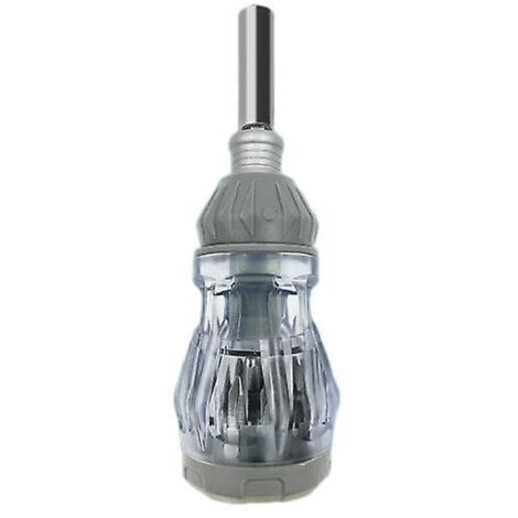 6 En 1 Cliquet Tournevis De Rangement Cliquet Tlescopique Multifonctions Combin Tournevis Dmontage Kit Doutils (1/5)