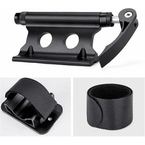 bike Fork Mount Bracket(black), Aluminum Alloy Bike Fork Mount Bracket With Quick Release Stem, Bike Front Fork Fixed Clip Luggage Carrier For Tru (1/5)