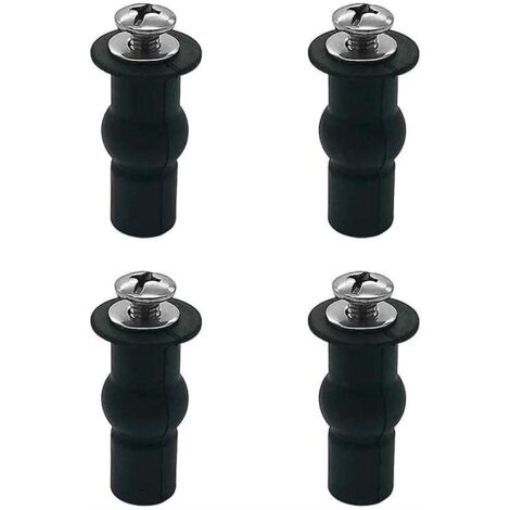 fixations Wc Sige, 2 Paires De Boulons Expansion En Caoutchouc,m5 Vis De Fixation Wc En Acier Inoxydable 304 Charnires De Fixation De Toilettes E (1/5)