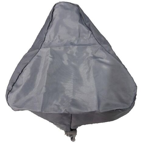 (gris, Taille: 2427cm) Housse De Selle De Vlo, Housse De Selle De Vlo Tanche, Housse De Selle De Vlo Tanche La Pluie Et La Poussire, Avec Cordo (1/5)