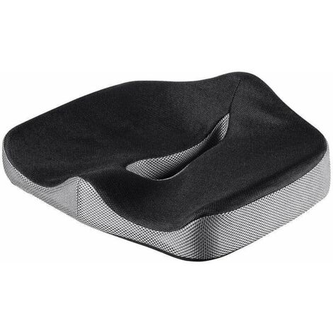 (noir/gris) Coussin De Sige De Forme Ergonomique Anneau De Sige En Forme De O Beignet De Sige En Mousse Avec Fonction Mmoire (1/5)