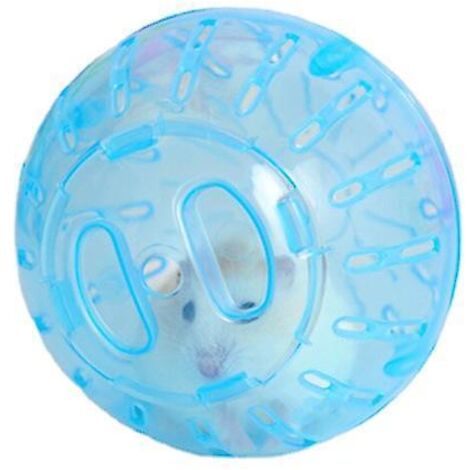bleu Hamster Ballon D'exercice Ballon D'exercice Fit Hamster En Plastique Gerbille Jouet Balle Petit Portable Running Ball Jogging Exercice Hamste (1/5)