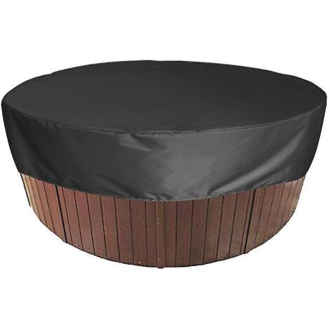 couverture De Piscine Ronde Piscine Bche 190x30cm Solaire Pour Piscine,housse De Protection Spas Imermable Rsistant Aux Uv, 190t Pour Extrieur Spa (1/5)
