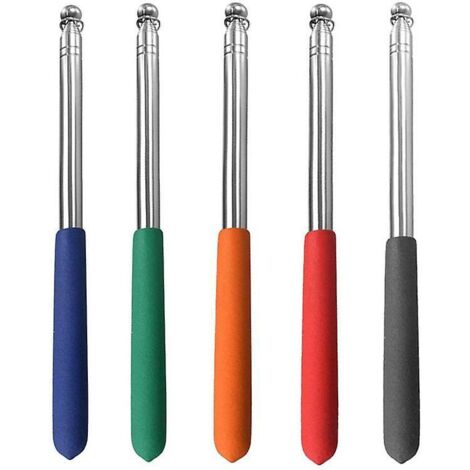 5pcs Mt Telescopique, Mat Drapeau 1.2m En Acier Inoxydable Mt De Drapeau Portable Extensiblemt De Drapeau Pour Salle De Cours Guide Touristique Dr (1/5)