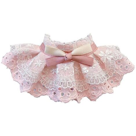 (rose)petit Bavoir Broderie Triangle Vtements La Mode Costume Avec Rglable Scraft Bavoirs Pour Animaux De Compagnie Chiens Accessoires Classique (1/3)