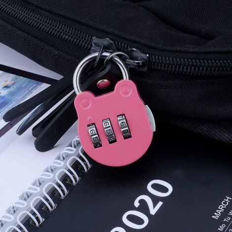 5 Pcs Cadenas Valise Avion, Cadenas Code De 3 Chiffres, Cadenas De ...