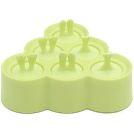 vert-moule Glace Cratif En Silicone Pour Le Bricolage Moule Glace Six Compartiments Bote Glace (1/5)
