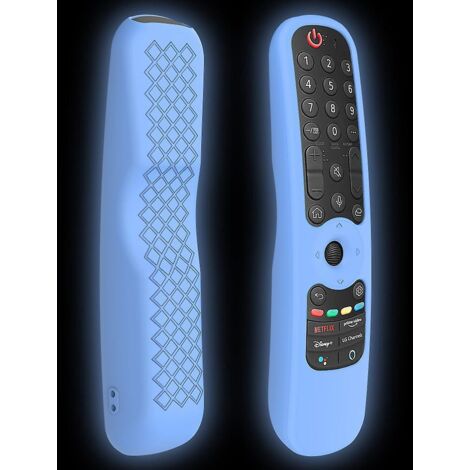 glow Blue-housse Coque En Silicone Pour Tlcommande 21ga Mr21gc Mr22ga Mr22gn, Etui De Protection Pour Magic Remote Lg 2021 2022 (1/5)