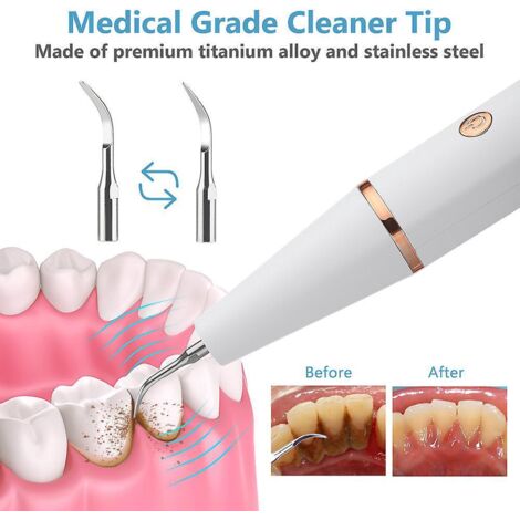 dtartreur Dentaire  Ultrasons Pour Les Dents Tartre Tache De Dents Calcul Dentaire Remover Lectrique Sonic Dents Plaque Cleaner Dental Stone Remov