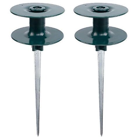 2pcs Pointes De Guidage De Tuyau, Roue De Guidage De Tuyau D'eau En Alliage De Zinc Abs Support De Guide De Tuyau D'arrosage Durable Pour Serres C (1/5)