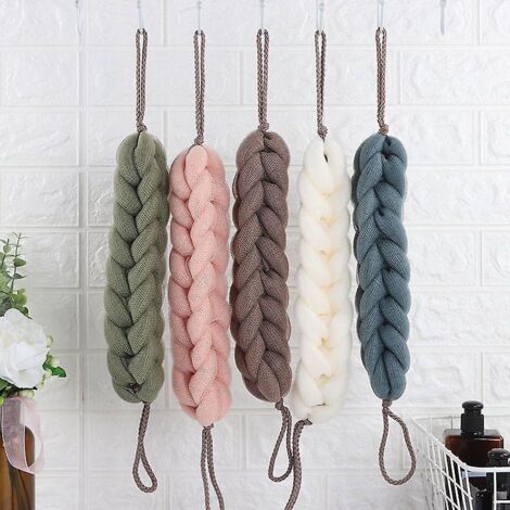 lot De 5 Ponge Fleur Bain Filet,maille Eponge De Douche,filet Extensible Dos Douche,pour Adulte Enfant Domicile Nettoyage Corps Peaux Morte Ponge (1/5)
