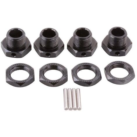 noir 4 Pices Infinity 1:8 Alliage D'aluminium Bond 94762 94081 17mm Adaptateur De Moyeu De Roue De Voiture Rc (1/5)