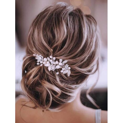 mariage Cristal Cheveux Vignes Fleur Feuille Headpieces Accessoires De Cheveux De Mariage Pour La Marie