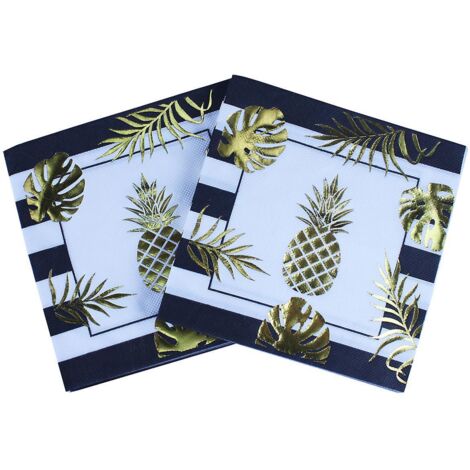 lot De 40 Serviettes En Papier Colores-serviettes De Table Cow-papier De Soie Jetable Estampill Chaud, Dcoration De Table, Runion De Famille (1/5)