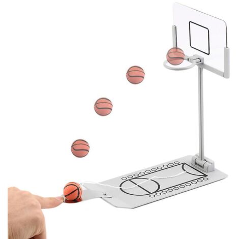 panier De Basket Jouet Miniature Bureau Ornement De Bureau Dcoration Panier De Basket Jouet Jeu De Socit Pour Les Amateurs De Basket-ball (1/5)