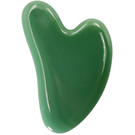 pierre De Quartz Naturelle Sculpture Polie Gua Sha Conseil Grattage Outil De Massage Du Visage Du Corps, Plaque De Mise Au Rebut De Cristal De Re (1/5)