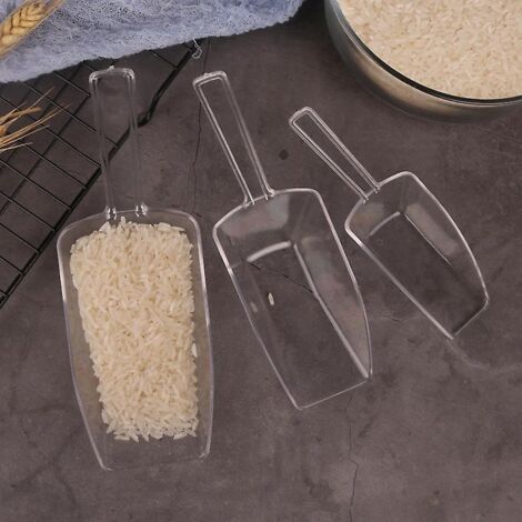 basic Pelle De Cuisine Dune Tasse196.7cm175.6cm145cm, Trs Grande Pelle En Plastique, Lot De 3 Mesurettes, Transparent (1/5)