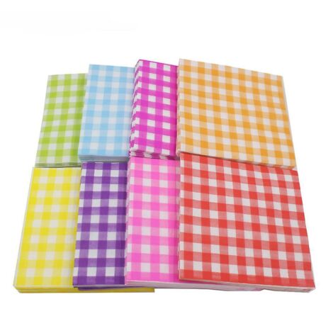 lot De 40 Serviettes En Papier Colorescouleurs Alatoires, Pour Cocktail, Fte, Bricolage, Origami, Pour La Gastronomie, Anniversaire, Mariage, Dco (1/4)