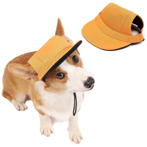 chapeau De Baseball Pour Animaux De Compagnie Pour Chien Et Chat - Rayures Rglables - T - Sport - Plusieurs Voies - Emballage Socialme-eu (1/5)