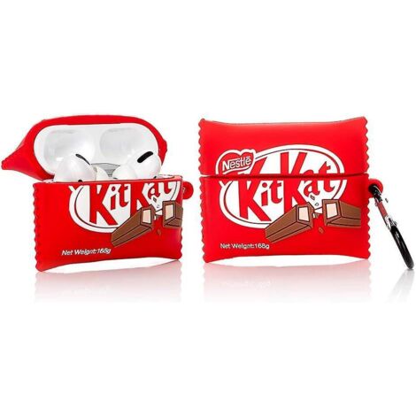 coque En Silicone De Dessin Anim Compatible Avec Les Airpods Pro - Housse De Protection Antichoc Souple Biscuit Chocolat Srie (1/5)
