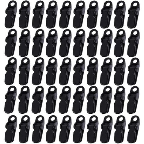 50 Pieces-clips Pince Pour Auvent Coupe-vent Snaps En Plastique Pinces Crocodile En Plastique Pince Crocodile En Plastique Petite Pince Bche Clip (1/5)