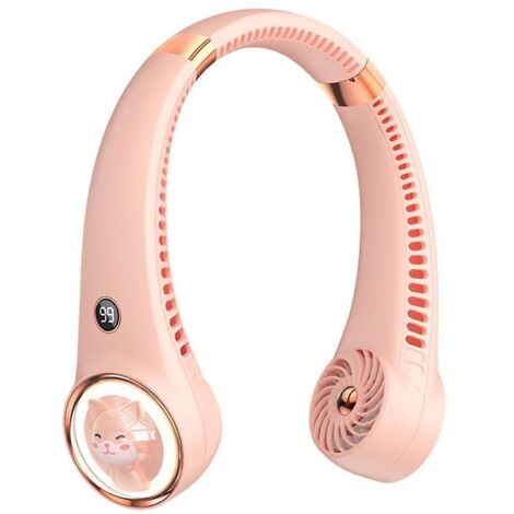 ventilateur Cou Sans Lame Conception De Casque Avec 3 Vitesses Ventilateur Rechargeable Usb Pour Intrieur Extrieur Ventilateur Cou Sans Lame Cad