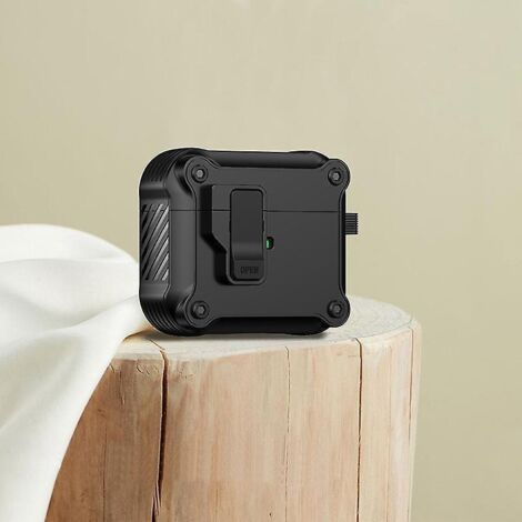 coque Pour Air Pods Pro 2 2022/air Pods Pro 2019, Fermeture Magntique Antichoc Pour Apple Air Pod Pro Coque Avec Porte-cls Pour Visible Led Fro (1/5)