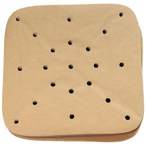 200 Papier Sulfuris Air Fryerperfor Papier Cuisson Air Fryerjetable Antiadhsive Sans Huile Papier Parchemin Accessoires Pour Friteuse Cuiseur Vap (1/5)