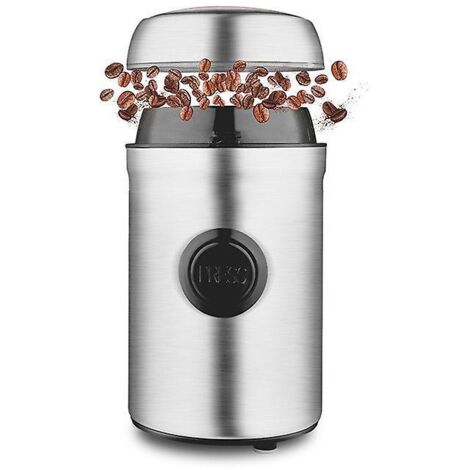 broyeur Caf Et Pices 200 W 75g, Moulin Caf, Noix, Pices Avec Rglage Du Degr De Mouture, Broyeur Lectrique Avec Lame En Inox Dune Contenance (1/5)
