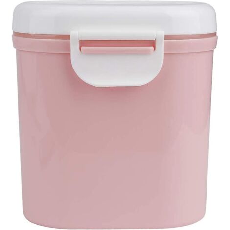 rose -distributeur De Lait En Poudre Pour Bb Portable Rcipient De Poudre De Formule Bote De Stockage En Poudre De Lait Pour Collations Fruits Grai (1/5)