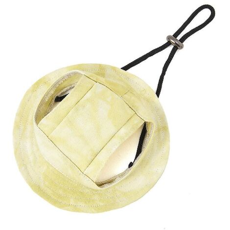 (jaune)casquette De Baseball Pour Animaux De Compagnie Dcoration Extrieure Chien Toile Chapeau Chiot Tte Dcor Extrieur Chapeau Chiot Chapeau De So (1/4)